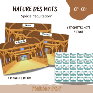 La nature des mots - Équitation